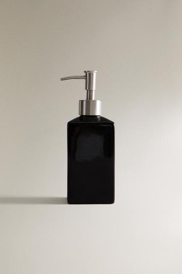 SHINY EARTHENWARE SOAP DISPENSER Zara Home