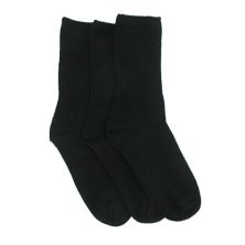 Kids' Cotton Seamless Toe Casual Crew Sock (pack Of 3) Jefferies Socks