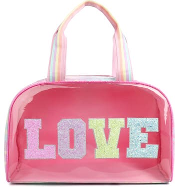Прозрачная спортивная сумка Love среднего размера OMG Accessories