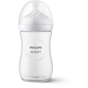 Philips AVENT Natural Baby Bottle with Natural Response Nipple, Clear, 9oz, 1pk, SCY903/01 Philips Avent