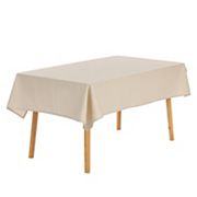 Rectangle Wrinkle-resistant Washable Polyester Linen Table Cover, 35" X 35" Unique Bargains