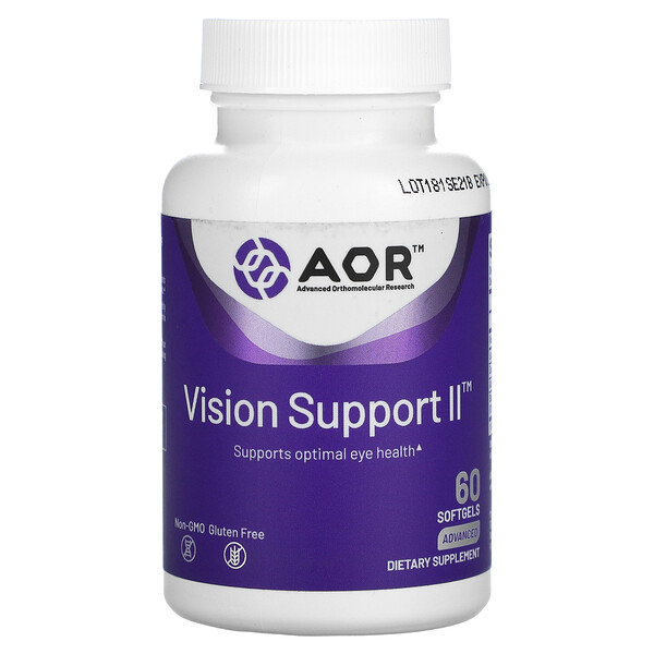 Vision Support II, 60 Softgels Advanced Orthomolecular Research AOR
