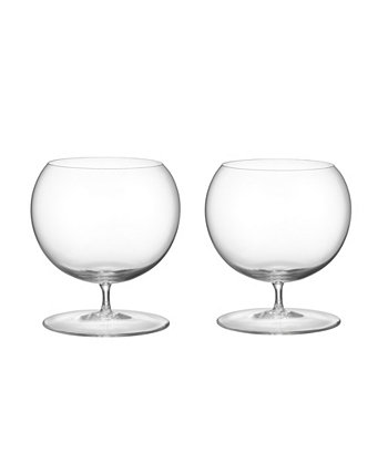 Geometry Cognac Glass, Set of 2 Orrefors