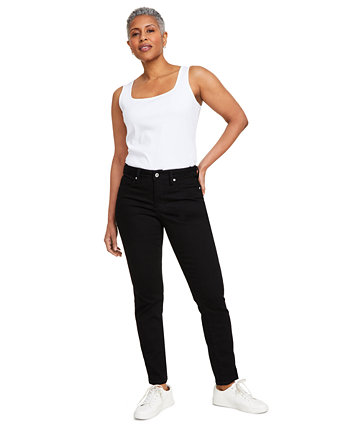 Женские эластичные зауженные джинсы со средней посадкой, созданные для Macy's Style & Co