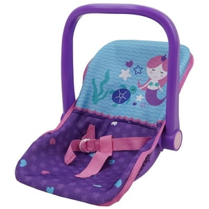 509: Mermaid Doll Car Seat - Kids Pretend Play, Converts Into a Feeding Chair, Ages 3+ 509 Crew