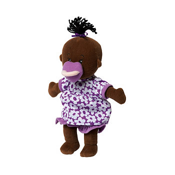 Manhattan Toy Wee Baby Stella Афроамериканская мягкая кукла Manhattan Toy