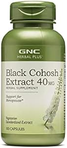 GNC Herbal Plus Black Cohosh Extract 40mg - 100 Capsules (Капсулы) (100 Servings (Порции)) GNC