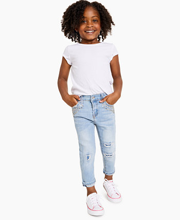 Базовая трикотажная футболка с короткими рукавами Little Girls Epic Threads