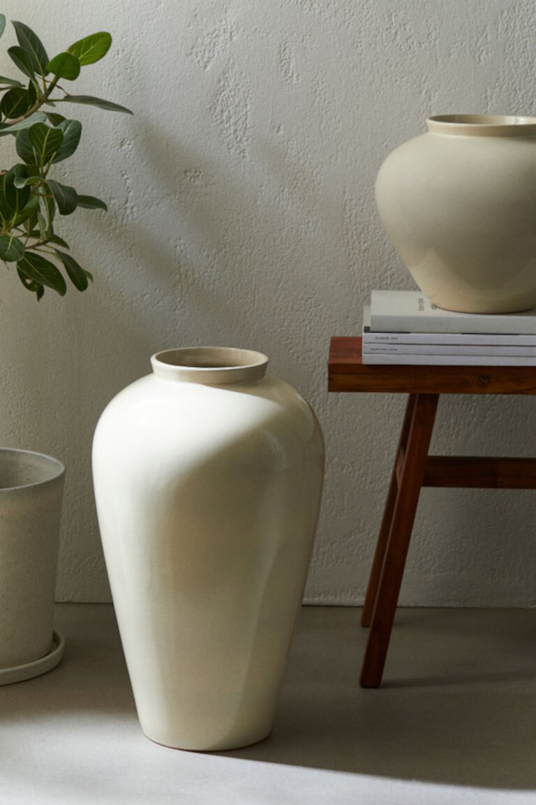 Большая терракотовая ваза H&M