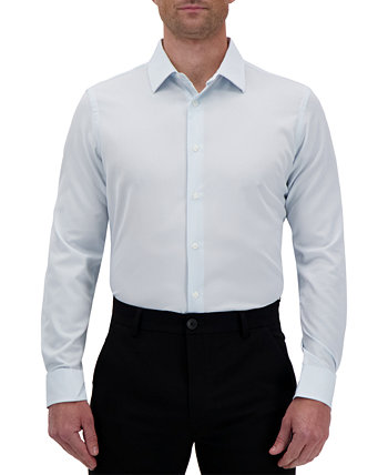 Мужская классическая рубашка приталенного кроя с мотивным принтом Report Collection