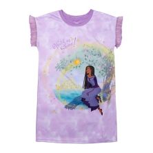 Disney's Wish Asha Girls 4–8 «Сияющее желание» Ночная рубашка Licensed Character