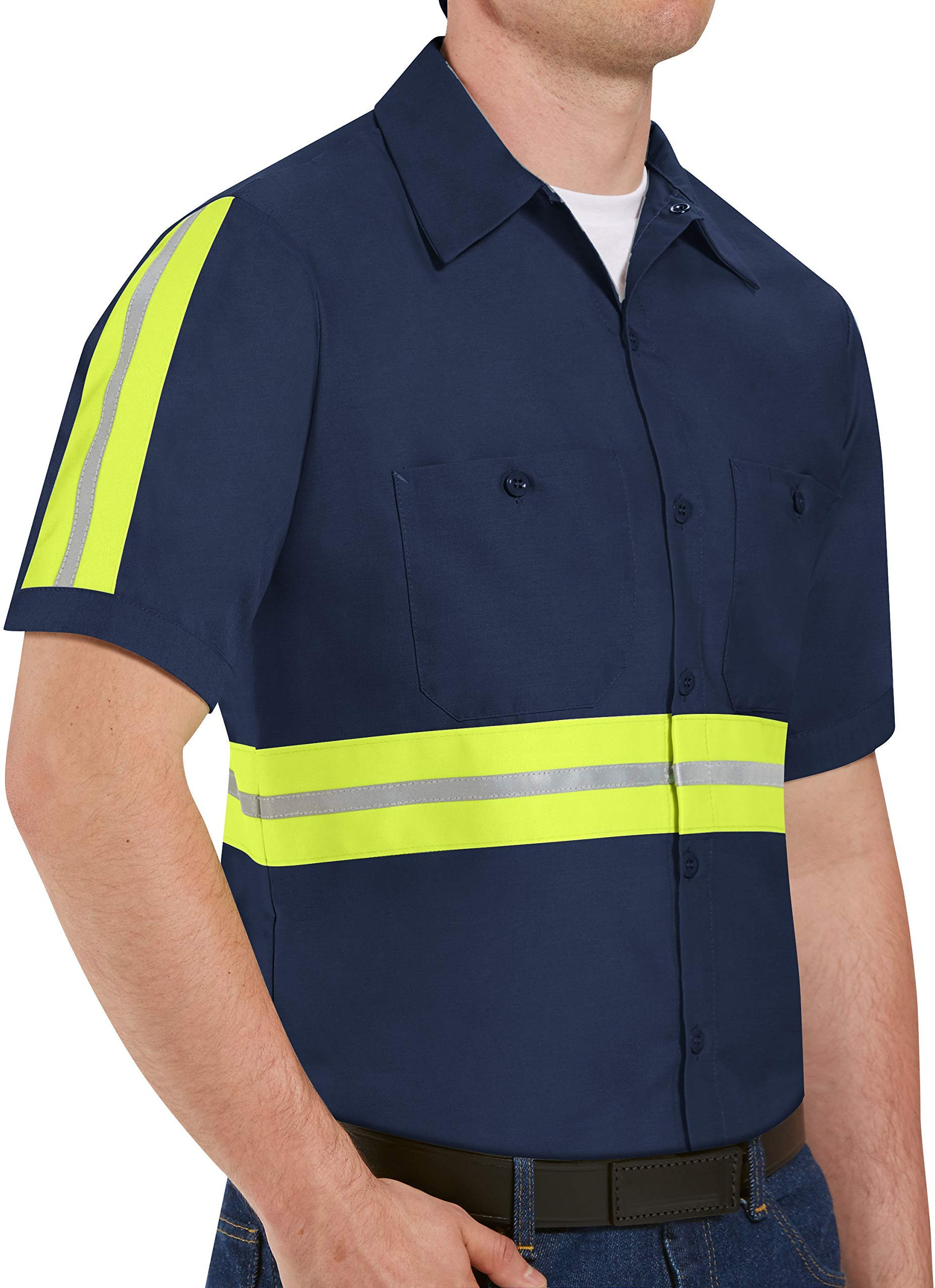 Рабочая рубашка повышенной видимости, короткий рукав Red Kap
