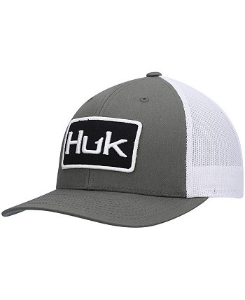 Мужская оливковая однотонная кепка Trucker Snapback HUK