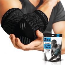 PowerLix Elbow Brace Compression Support Sleeve for Tendonitis, Elbow Treatment, & Workouts Powerlix