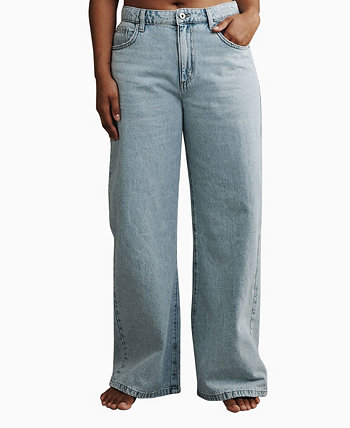 Женские свободные широкие джинсы COTTON ON