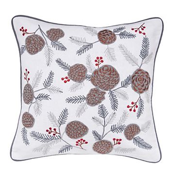 C&F Home Pinecone & Berries Christmas Throw Pillow C&F Home