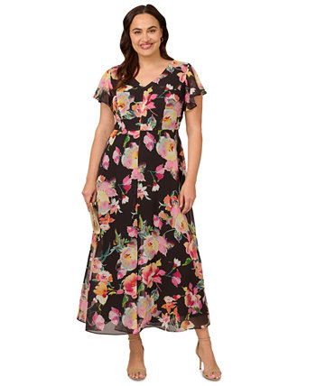 Women's Floral-Print Jumpsuit Adrianna Papell