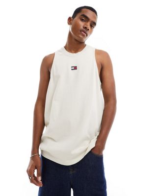 Tommy Jeans tank top in off white Tommy Jeans
