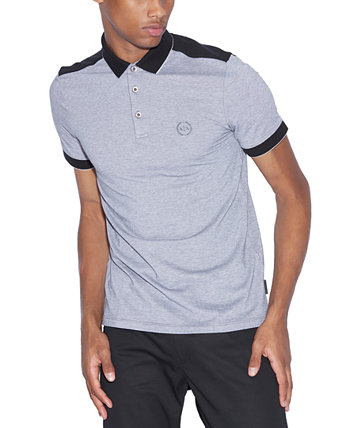 Мужская рубашка-поло с логотипом Accent Small Circle Armani