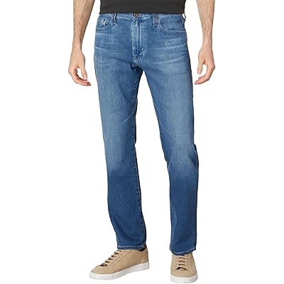 Джинсы AG Jeans Everett Slim Straight с пятью карманами, 93% хлопка, средней посадкой AG Jeans