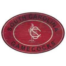 Овальный настенный знак «Наследие Gamecocks Южной Каролины» Fan Creations