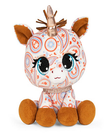 P.Lushes Designer Fashion Pets Sally Mustang Unicorn Premium Stuffed Animal Soft Plush, 6" Gund®