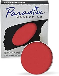 Mehron Makeup Paradise Makeup AQ Refill Size | Stage & Screen, Face & Body Painting, Beauty, Cosplay, and Halloween | Water Activated Face Paint, Body Paint, Cosplay Makeup .25 oz (7 ml) (White) Mehron