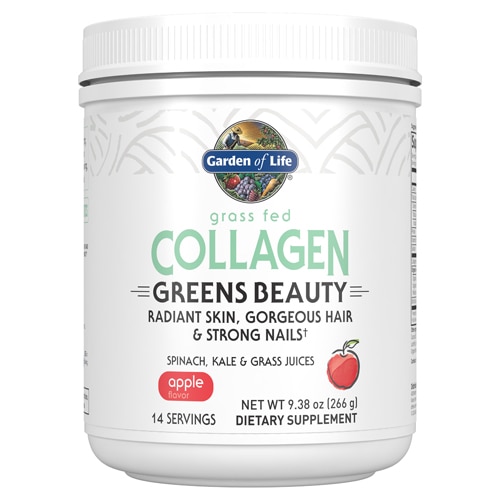 Garden of Life Collagen Greens Beauty Apple — 9,38 унции Garden of Life