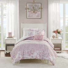 Intelligent Design Elodie Floral Paisley Comforter Set with Throw Pillow Intelligent Design