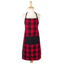 32” Red and Black Buffalo Checked Adjustable Chef’s Apron with Pocket CC Home Furnishings