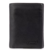 Мужской тонкий кошелек тройного сложения Levi's с блокировкой RFID и потайным карманом на молнии Levi's®