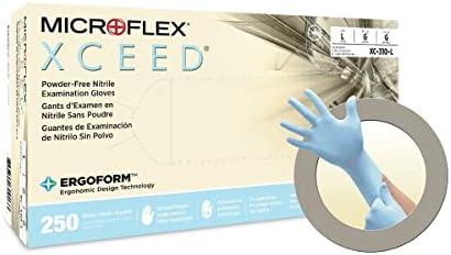 XCEED Nitrile Exam Gloves Small Microflex