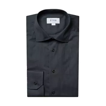 Фланелевая рубашка современного кроя Eton