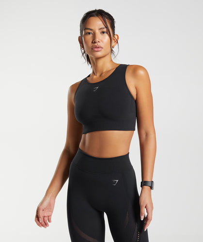 Warp Knit Crop Top Gymshark