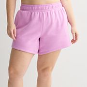 Plus Size Tek Gear® Ultrasoft Fleece Lounge Shorts Tek Gear