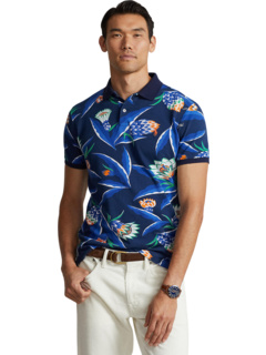 Мужская футболка-поло с коротким рукавом и цветочным принтом Polo Ralph Lauren Polo Ralph Lauren