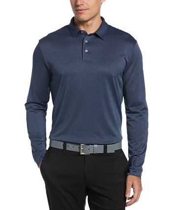 Мужская рубашка поло с длинным рукавом и принтом Micro Birdseye PGA TOUR