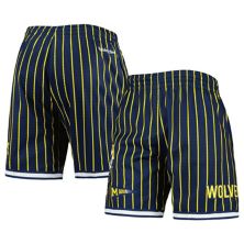 Men's Mitchell & Ness Navy Michigan Wolverines City Collection Mesh Shorts Mitchell & Ness