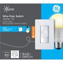 GE Cync by GE WireFree Switch + SW Smart Bulb GE