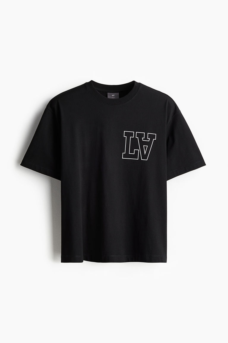 Loose Fit Printed T-shirt H&M