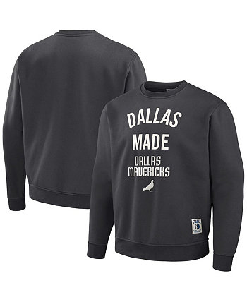 Мужской плюшевый пуловер NBA x Anthracite Dallas Mavericks Staple