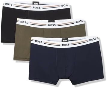 Мужские Боксеры BOSS 3-Pack Iconic Stripe Waistband BOSS