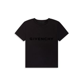 Маленький мальчик &amp;amp; Футболка с вышитым логотипом для мальчиков Givenchy