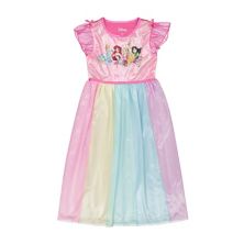 Девочка-малышка Диснеевские принцессы Золушка, Ариэль, Рапунцель и amp; Ночная рубашка Мулан для вечеринки в стиле фэнтези Disney