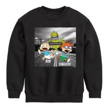Boys 8-20 Rugrats Chase Meme Fleece Sweatshirt Nickelodeon