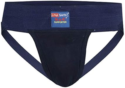 S&C Jockstrap Gym Athletic Cotton Supporter with Cup Pocket for Mens Yogi Sports S & C