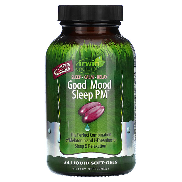 Good Mood Sleep PM - 54 жидких капсул - Irwin Naturals Irwin Naturals