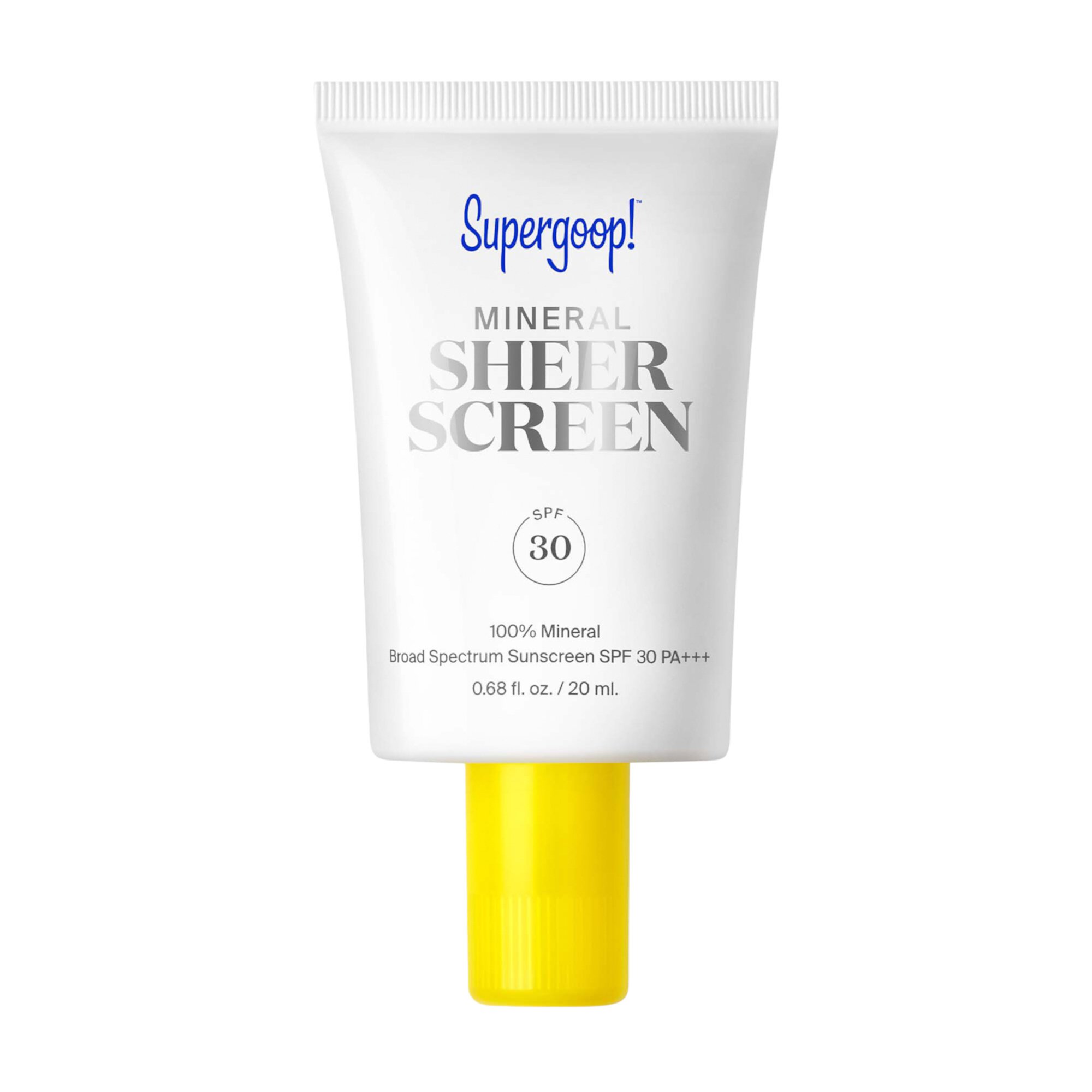 Мини-минеральный солнцезащитный крем Sheerscreen SPF 30 Supergoop!