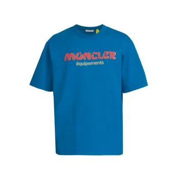 Футболка с круглым вырезом и логотипом Moncler x Salehe Bembury Moncler Genius