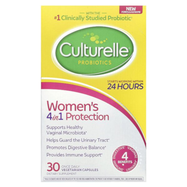 Пробиотики для женского здоровья - 30 вегетарианских капсул - Culturelle Culturelle
